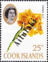 [Cook Islands Postage Stamps Overprinted "Aitatuki" in Black, type AC]