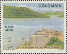 [Airmail - Hydroelectric Power Station in Rio Prado, Tolima, type AQD]