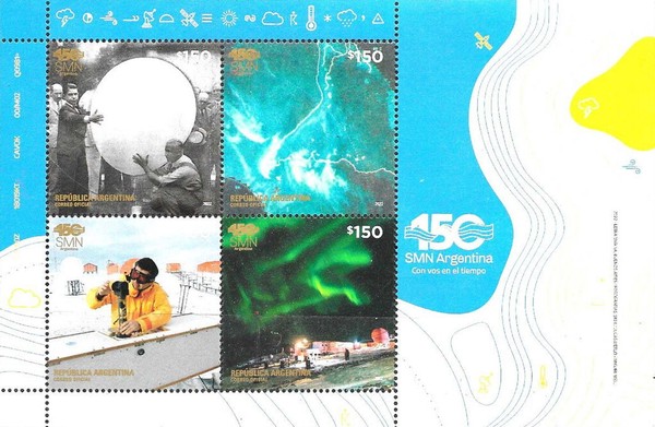 [The 150th Anniversary of the National Meteorological Service, type ]