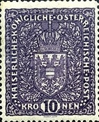[Coat of Arms - Picture Size: 25 x 30 mm, type AU3]