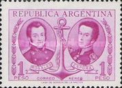 [Airmail - The 100th Anniversary of the Death of Admiral Guillermo Brown, type OM]