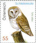 [Birds - Barn Owl - Self-Adhesive Stamp, type CRK]