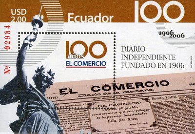 [The 100th Anniversary of "El Comercio" Daily Paper, type ]
