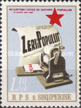 [The 40th Anniversary of the Party's News Organ "Zëri i populiit", type BBV]