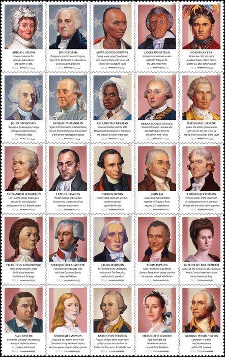 [Figures of the American Revolution, type ]