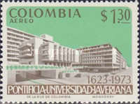 [Airmail - The 350th Anniversary of Javeriana University, type AKL]