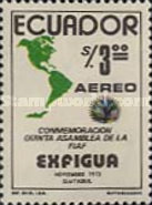 [Airmail - Stamp Exhibition "Exfigua '75" - Ecuador, and Inter-American Philatelic Federation 5th General Assembly, Guayaquil 1973, type BHE]