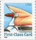 [Car Tail Fin - Presorted First-Class Card - Self-Adhesive Coil Stamp (15 cents), type CKD2]