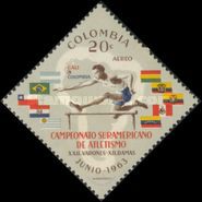 [Airmail - South American Athletic Championships, Cali, type ADF]
