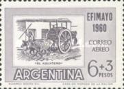 [Airmail - Inter-American Philatelic Exhibition, Buenos Aires, "EFIMAYO" and the 150th Anniversary of the Revolution, type RS]