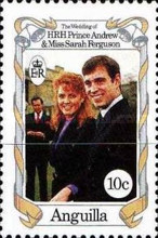 [The Wedding of HRH - Prince Andrew and Miss Sarah Ferguson, type AAG]