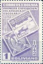 [The First Students' Philatelic Exhibition, La Paz, type DR5]