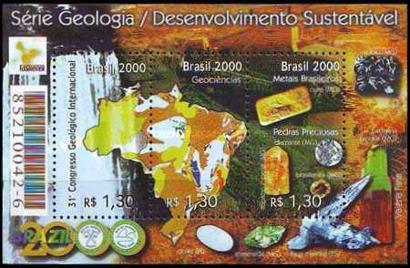 [World's Fair "EXPO 2000" - Hannover, Germany and the 31st Anniversary of the International Geologic Congress, Rio de Janeiro, type ]