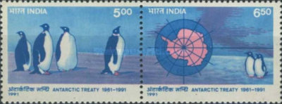 [The 30th Anniversary of Antarctic Treaty, type AQI]