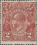 [King George V - Different Watermark, type B34]