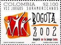 [The 7th South American Games, Bogota, type BTY]