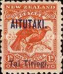 [Stamps of New Zealand Overprinted in Red or Blue, type F]