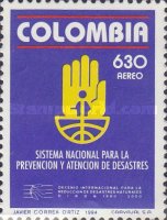 [Airmail - International Decade for Natural Disaster Reduction - National Disaster Prevention System, type BKR]