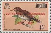 [Bird Issue of 1985 Overprinted "20 YEARS OF PROGRESS", type YH3]