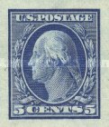 [George Washington - Imperforated, type DW23]