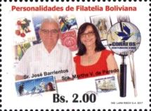[Personalities of Bolivian Philately, type BVR]
