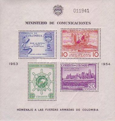 [Greater Colombia Merchant Marine Commemoration, type ]