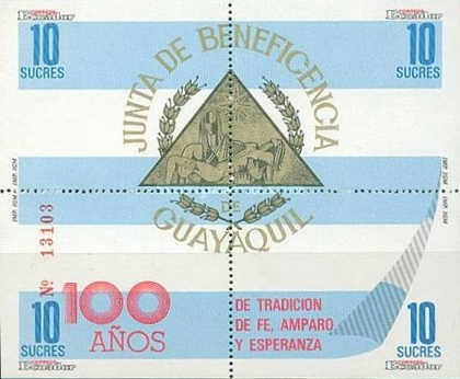 [The 100th Anniversary of Guayaquil Welfare Society, type ]