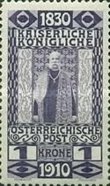 [The 80th Anniversary of the Birth of Emperor Franz Josef, type AG1]