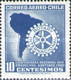 [Airmail - Rotary International South American Regional Conference, Santiago, type MI]