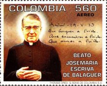 [Airmail - Beatification of Josemaria Escriva de Balaguer, Founder of Opus Dei, type BKT]