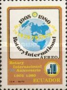 [Airmail - The 75th Anniversary of Rotary International, type BPU]