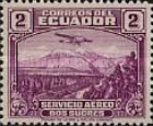 [Airmail - Ryan B-5 Brougham over Mount Chimborazo, type MO]