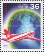 [The 50th Anniversary of Air Canada, type AKH]