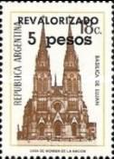 [Lujan Basilica Surcharged, type AGB1]