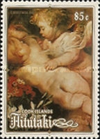 [Christmas - Details of Angels from "Virgin with Garland" by Rubens, type NO]