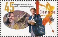 [The 28th World Congress of Postal, Telegraph and Telephone International Staff Federation, Montreal, type BGM]
