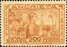 [The 400th Anniversary of the Birth of Father Jose de Anchieta, type EU]
