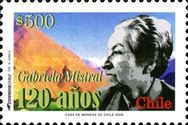 [The 120th Anniversary of the Birth of Gabriela Mistral, 1889-1957, type CBO]