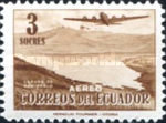 [Airmail - Douglas DC-4 over San Pablo Lake, type ADA]