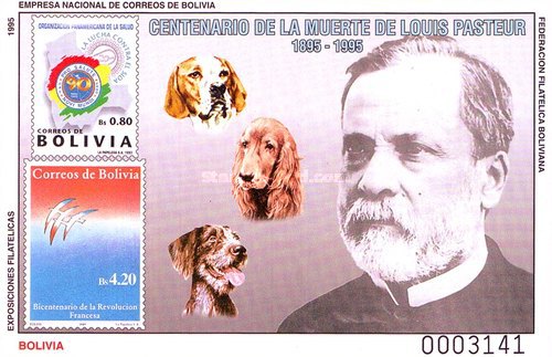 [The 100th Anniversary of the Death of Louis Pasteur, type ]
