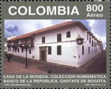 [Airmail - The 1st Anniversary of Numismatic Museum at State Mint, Bogota, type BPD]