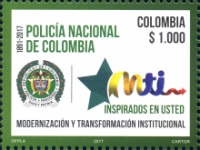 [The 126th Anniversary of the National Police of Colombia, type CWV]