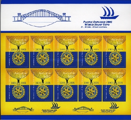 [The 100th Anniversary of the Rotary International, type ]