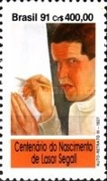 [The 100th Anniversary of the Birth of Lasar Segall, 1891-1957, type CNQ]