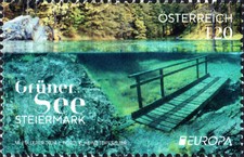 [EUROPA Stamps - Underwater Flora and Fauna - Grüner See, type ECN]