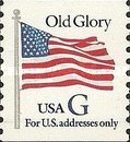 [Flag - Old Glory - "G" Stamps for Domestic use (32 cents), type CJU7]