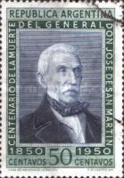 [The 100th Anniversary of the Death of San Martin, 1850-1950, type LJ]