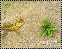 [International Year of Deserts and  Desertification, type DBK]