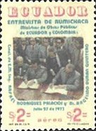[Airmail - Meeting of Public Works' Ministers of Ecuador and Colombia, Quito, type BHT]