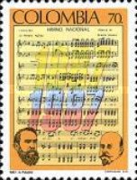 [The 100th Anniversary of National Anthem by Rafael Nunez and Oreste Sindici, type BCO]